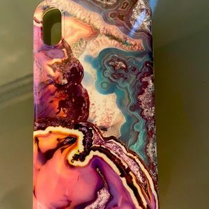 Generic, tie dyed iPhone case.